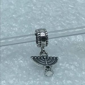 Pandora, “Menorah Jewish Hanukkah “ S925ALE, Dangle Pendant Charm (Retir…